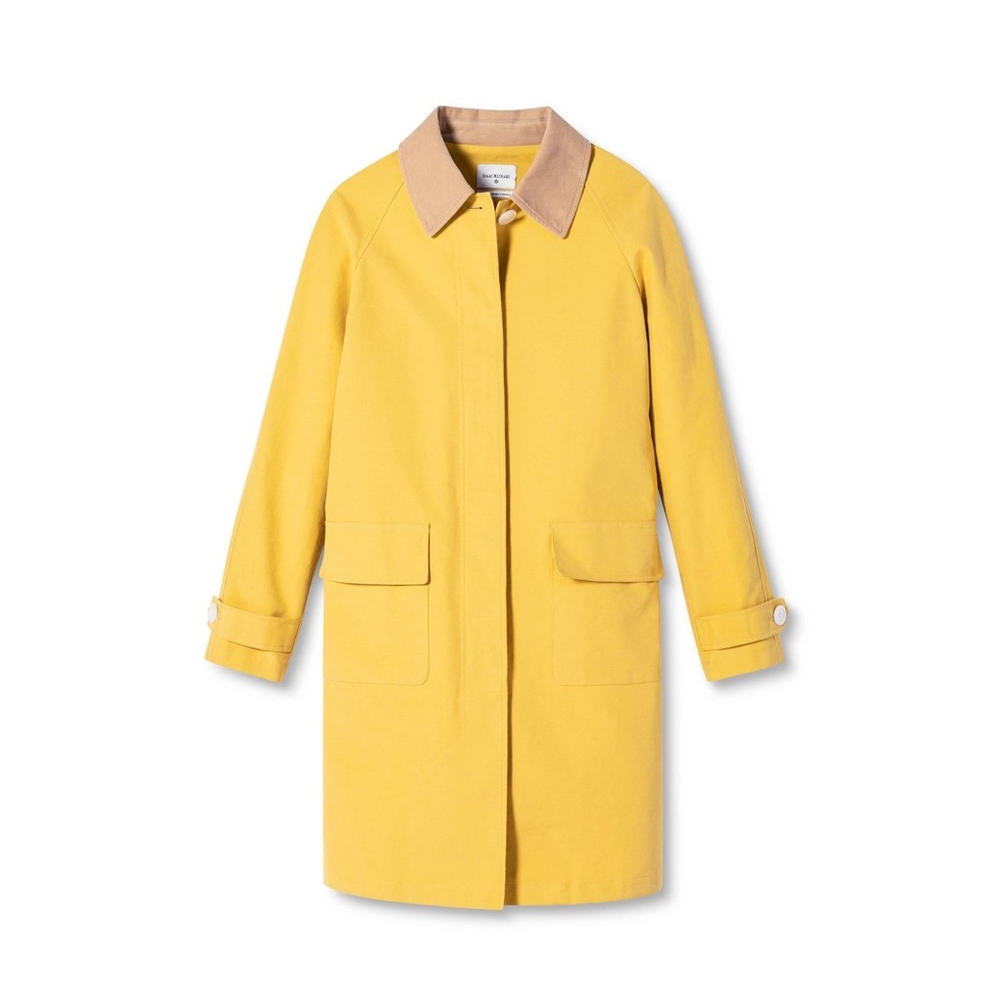 Long Sleeve Collared Front Button-Down Coat - image 2